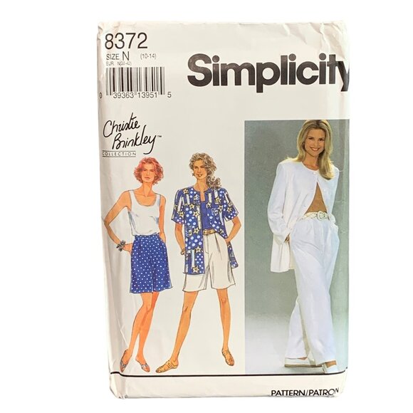 Simplicity 8372 Womens Jacket Shirt Pants Sewing Pattern Size 10-14 - Picture 1 of 2